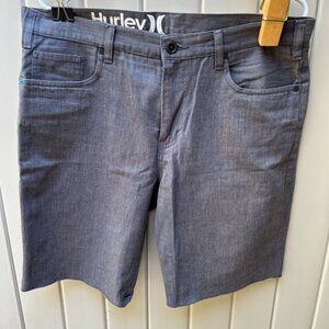 Hurley Slim Cutoff Gray Shorts Size 33